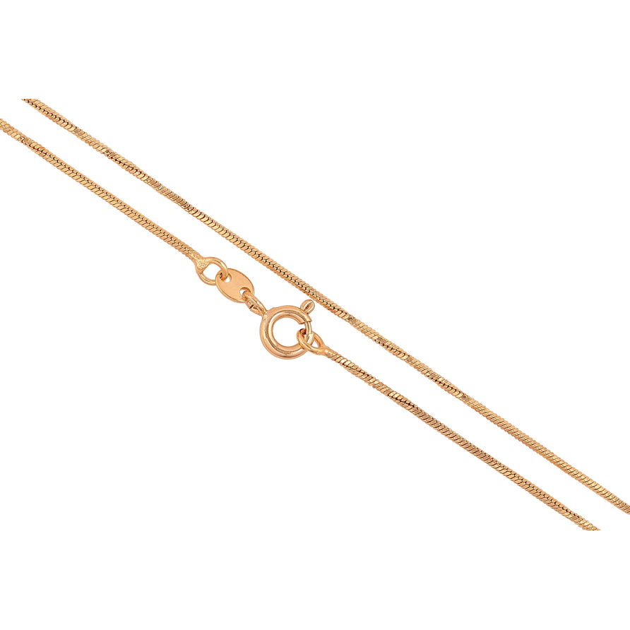 Цепочка Xuping цвет Позолота 18K "Плетение Ювелирный шнур" длинна 45см х 1мм фото №1