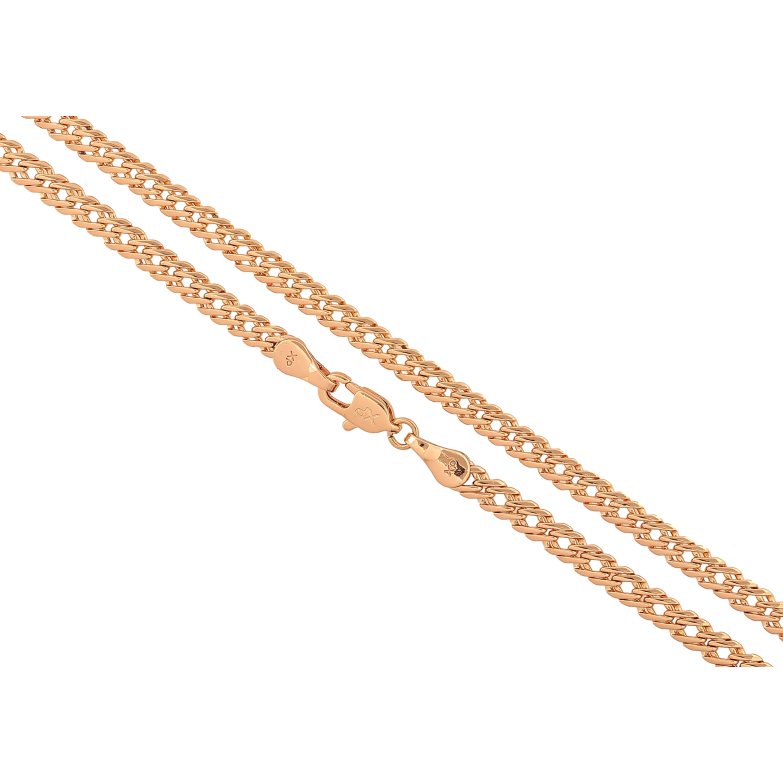 Ланцюжок Xuping колір Позолота 18K "Плетіння Подвійний Ромб" довжина 50см х 4мм фото №2