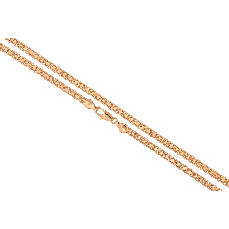 Цепочка Xuping цвет Позолота 18K "Плетение Итальянский Бисмарк" длинна 45см х 4мм фото №14