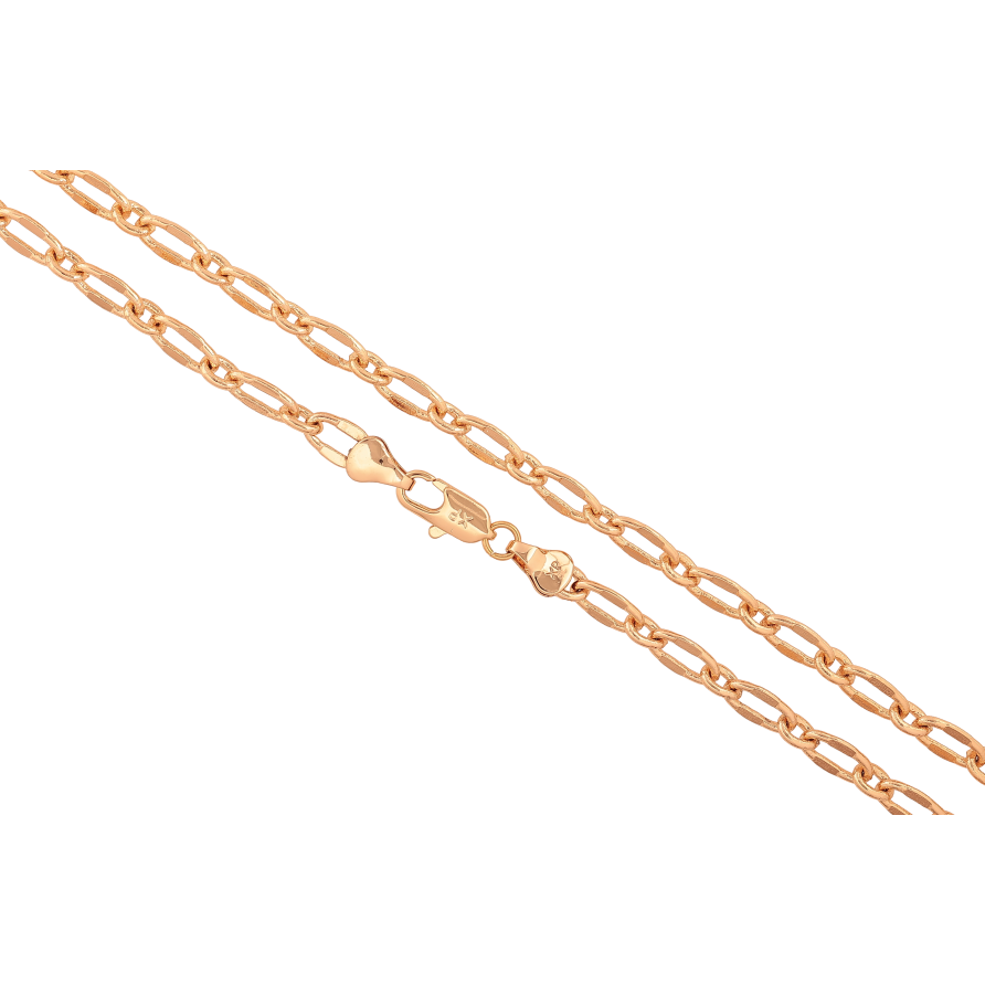 Цепочка Xuping цвет Позолота 18K "Плетение Фантазийное" длинна 52см х 6мм фото №1