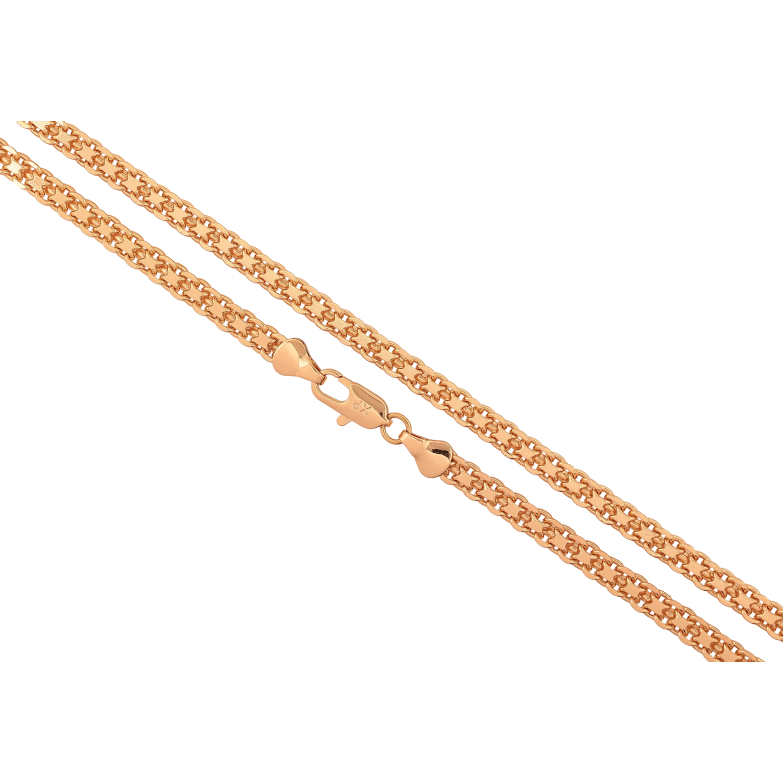 Цепочка Xuping цвет Позолота 18K "Плетение Итальянский Бисмарк" длинна 56см х 5мм фото №1