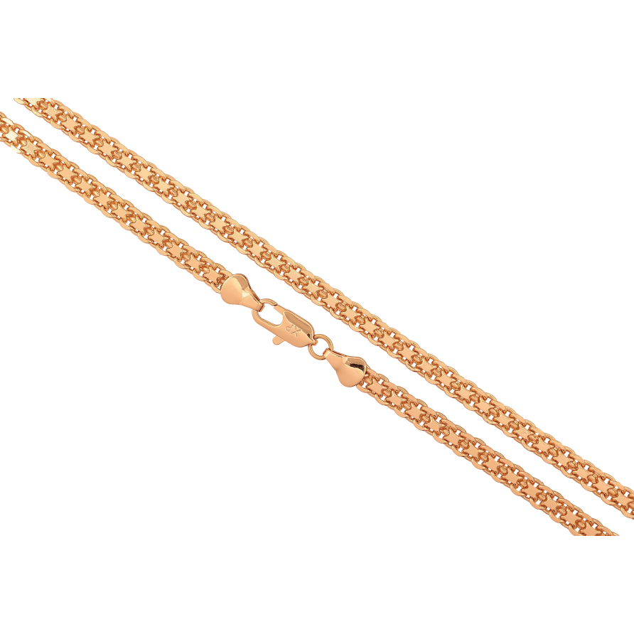 Цепочка Xuping цвет Позолота 18K "Плетение Итальянский Бисмарк" длинна 56см х 5мм фото №1