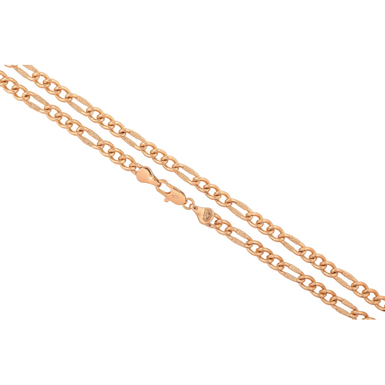 Ланцюжок Xuping колір Позолота 18K "Плетіння Фігаро" довжина 45см х 5мм фото №1