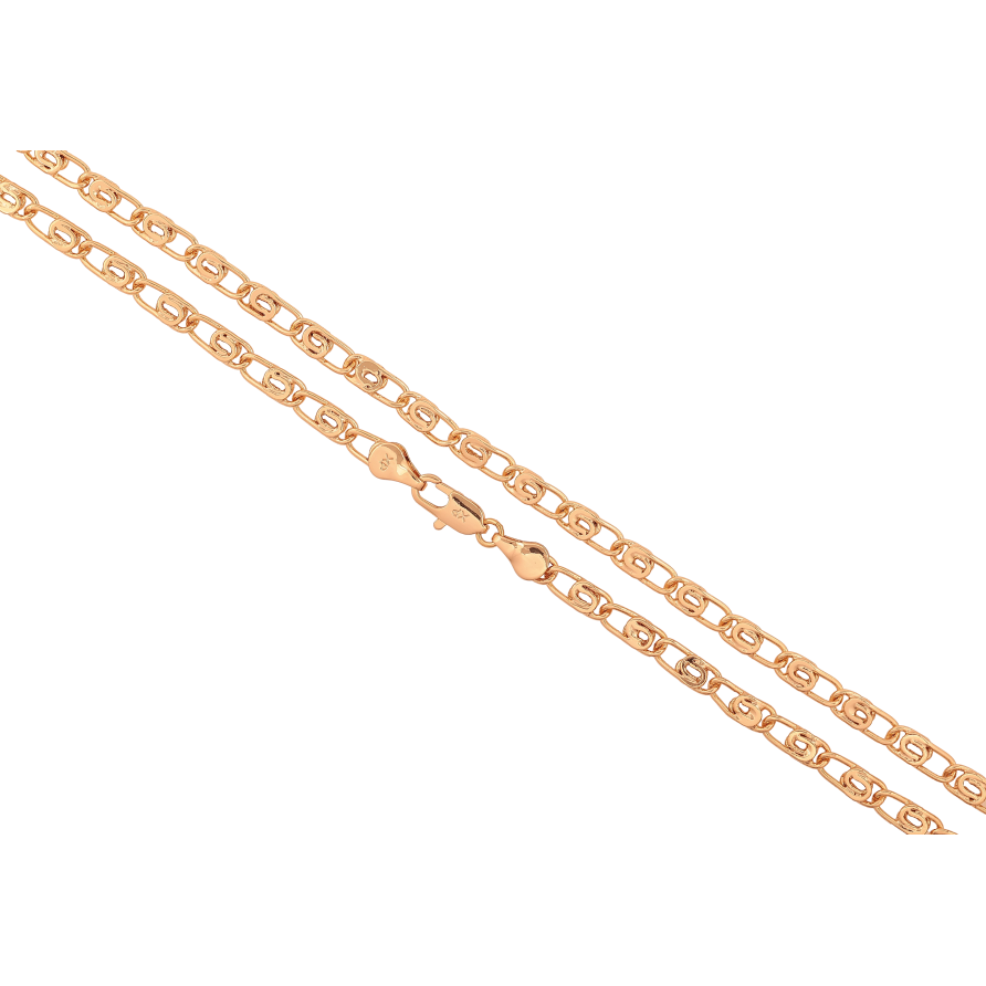 Цепочка Xuping цвет Позолота 18K "Плетение Скрепка" длинна 50см х 4мм фото №1