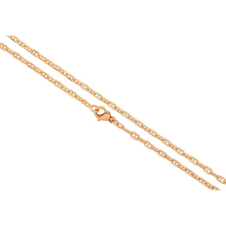 Ланцюжок Xuping колір Позолота 18K "Плетіння Морський ланцюг" довжина 60см х 3мм фото №25 Ланцюжок Xuping колір Позолота 18K "Плетіння Морський ланцюг" довжина 60см х 3мм фото №25