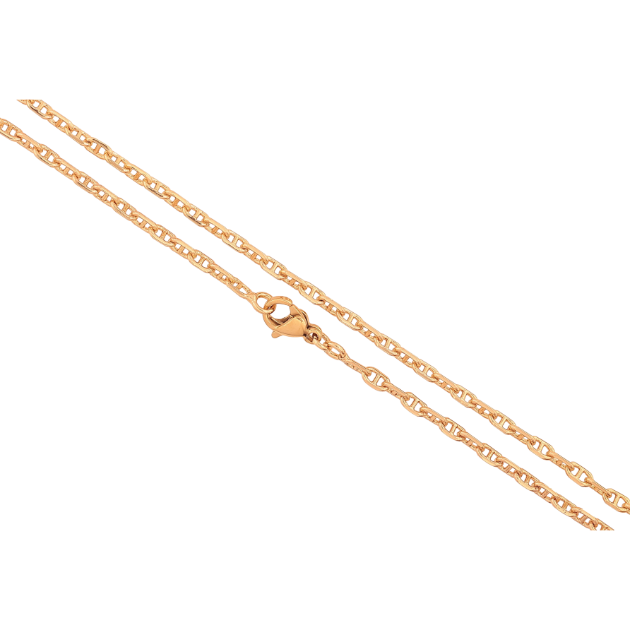 Ланцюжок Xuping колір Позолота 18K "Плетіння Морський ланцюг" довжина 60см х 3мм фото №1 Ланцюжок Xuping колір Позолота 18K "Плетіння Морський ланцюг" довжина 60см х 3мм фото №1