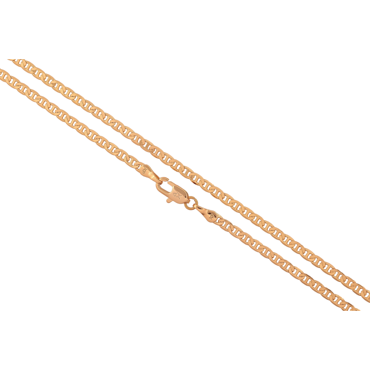 Ланцюжок Xuping колір Позолота 18K "Плетіння Морський ланцюг" довжина 45см х 3мм фото №6
