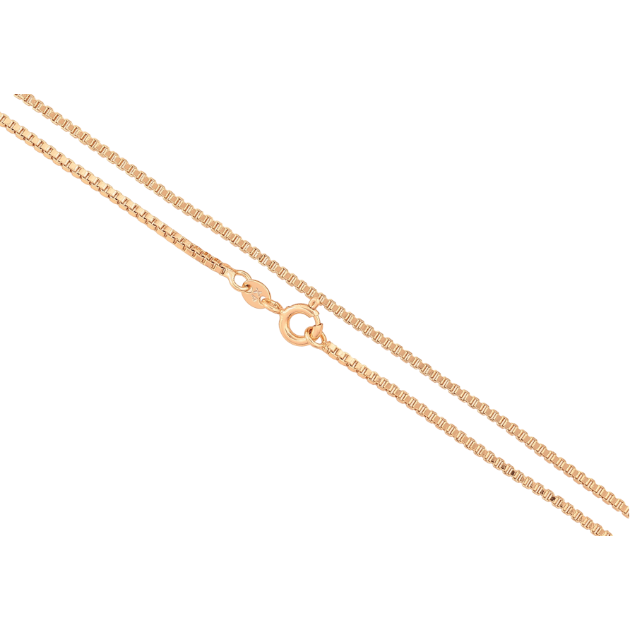 Цепочка Xuping цвет Позолота 18K "Плетение Венецианское" длинна 50см х 1.5мм фото №1