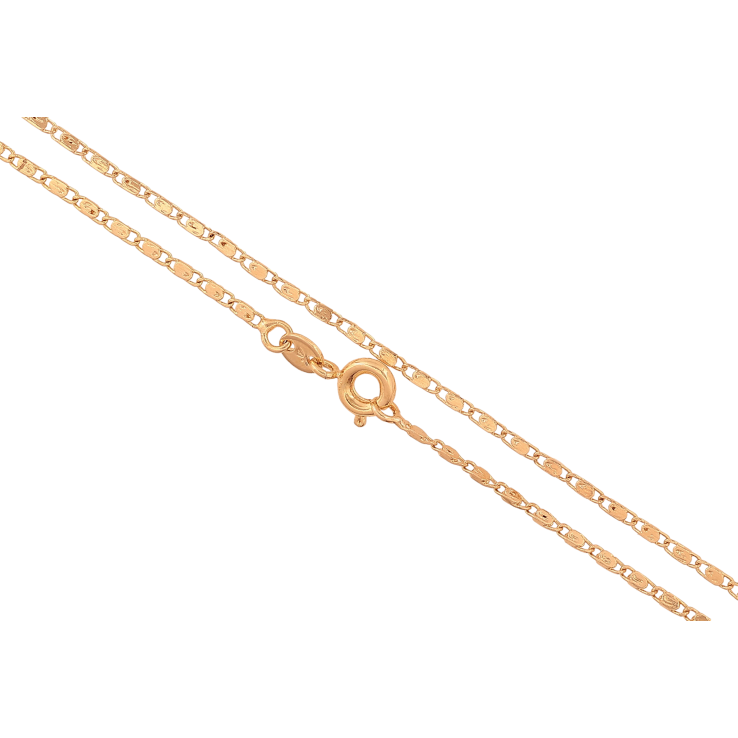 Ланцюжок Xuping колір Позолота 18K "Плетіння Равлик" довжина 45см х 1.5мм фото №13 Ланцюжок Xuping колір Позолота 18K "Плетіння Равлик" довжина 45см х 1.5мм фото №13
