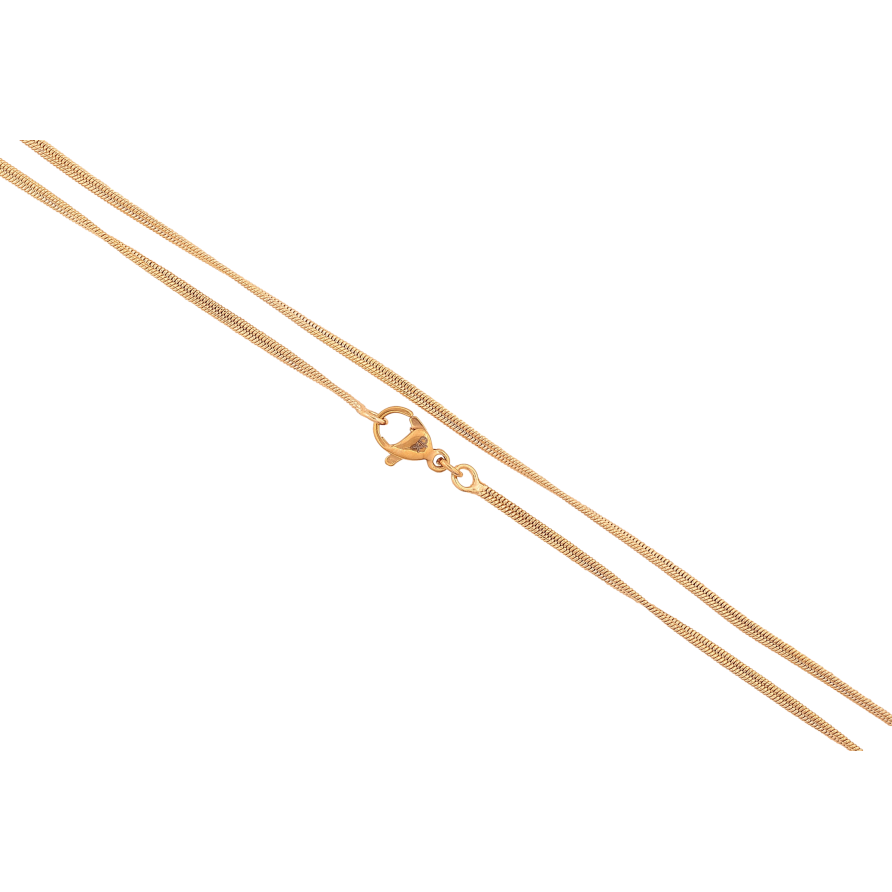 Ланцюжок Xuping колір Позолота 18K "Плетіння Снейк" довжина 45см х 2мм фото №1 Ланцюжок Xuping колір Позолота 18K "Плетіння Снейк" довжина 45см х 2мм фото №1