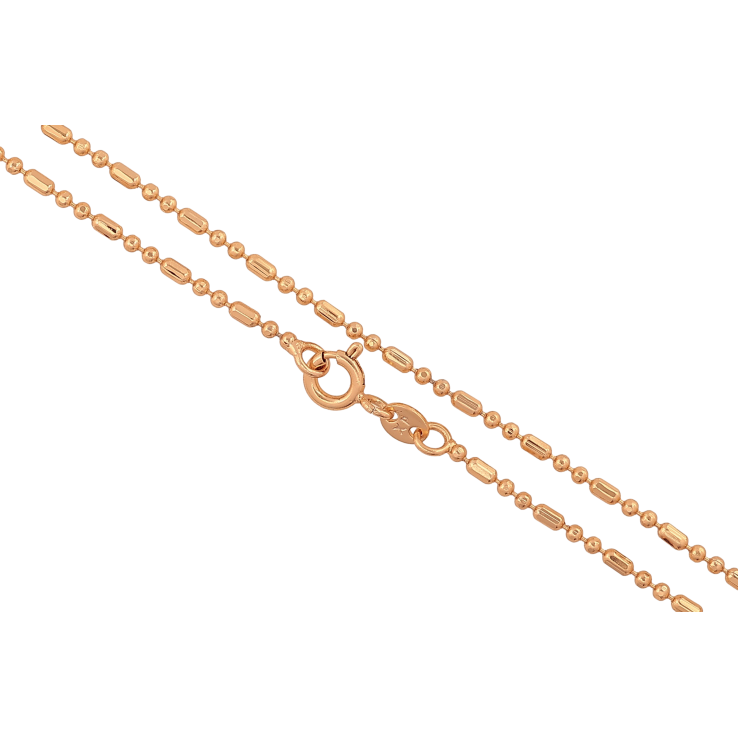 Цепочка Xuping цвет Позолота 18K "Плетение Перлина" длинна 45см х 1.5мм фото №7