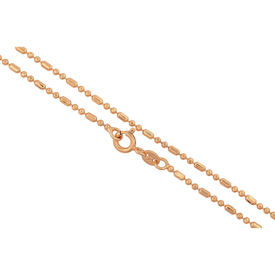 Цепочка Xuping цвет Позолота 18K "Плетение Перлина" длинна 45см х 1.5мм фото №1