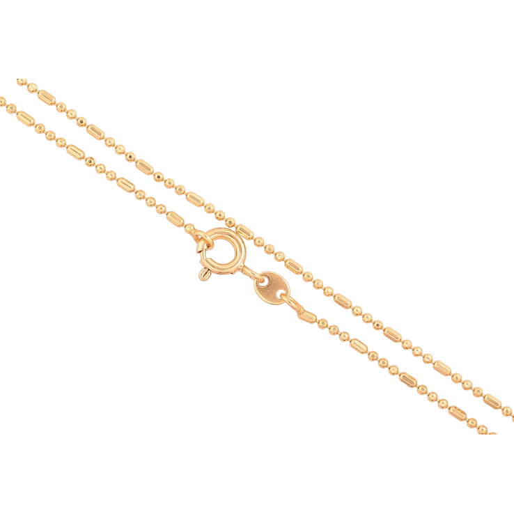 Цепочка Xuping цвет Позолота 18K "Плетение Панцирное" длинна 44см х 1мм фото №10 Цепочка Xuping цвет Позолота 18K "Плетение Панцирное" длинна 44см х 1мм фото №10