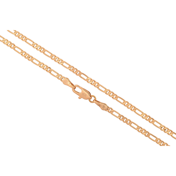 Цепочка Xuping цвет Позолота 18K "Плетение Фигаро" длинна 44см х 2.5мм фото №5