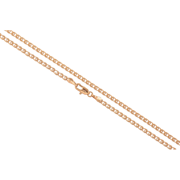 Ланцюжок Xuping колір Позолота 18K "Плетіння Лав" довжина 60см х 3мм фото №25