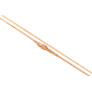 Ланцюжок Xuping колір Позолота 18K "Плетіння Фантазійне 4-х гранне" довжина 45см х 1мм фото №2