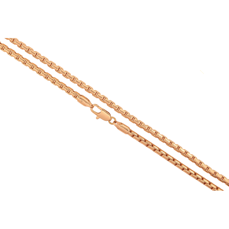 Цепочка Xuping цвет Позолота 18K "Плетение Венецианское" длинна 50см х 3мм фото №2 Цепочка Xuping цвет Позолота 18K "Плетение Венецианское" длинна 50см х 3мм фото №2