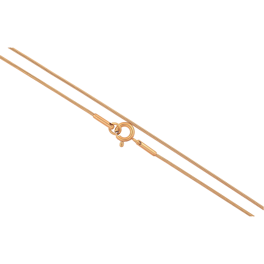 Ланцюжок Xuping колір Позолота 18K "Плетіння Ювелірний шнур" довжина 35см х 1мм фото №1 Ланцюжок Xuping колір Позолота 18K "Плетіння Ювелірний шнур" довжина 35см х 1мм фото №1