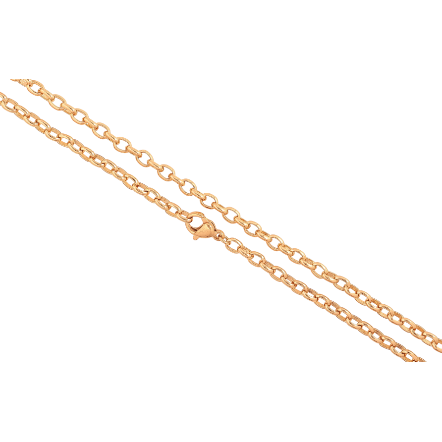 Ланцюжок Xuping колір Позолота 18K "Плетіння Якірне" довжина 44см х 3мм фото №1 Ланцюжок Xuping колір Позолота 18K "Плетіння Якірне" довжина 44см х 3мм фото №1