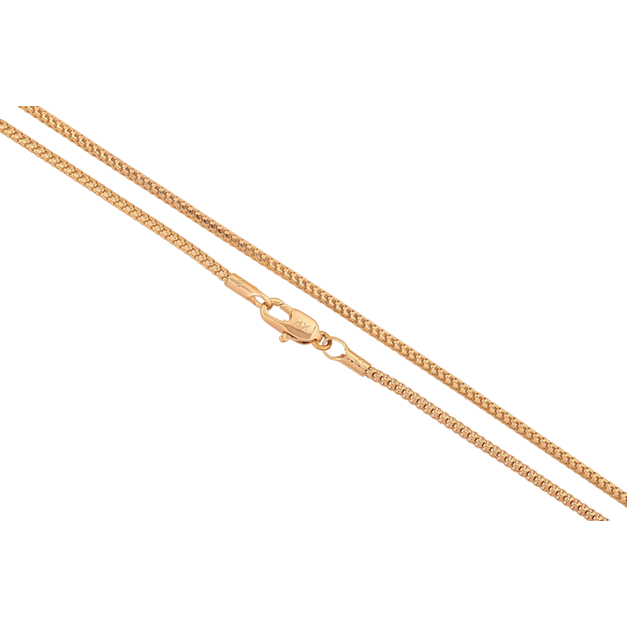 Ланцюжок Xuping колір Позолота 18K "Плетіння Фантазійне" довжина 50см х 2мм фото №1