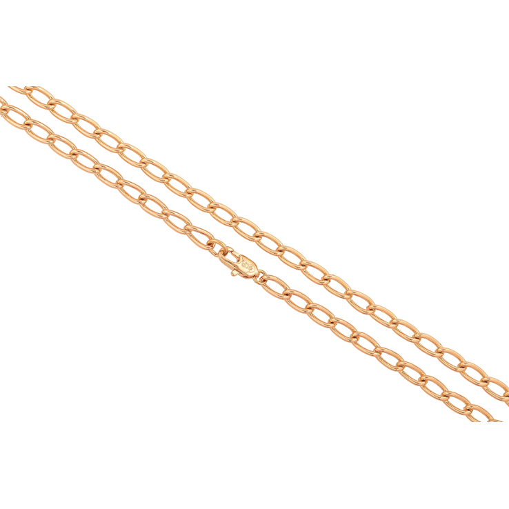 Ланцюжок Xuping колір Позолота 18K "Плетіння Панцирне довжина 51см х 4мм фото №14