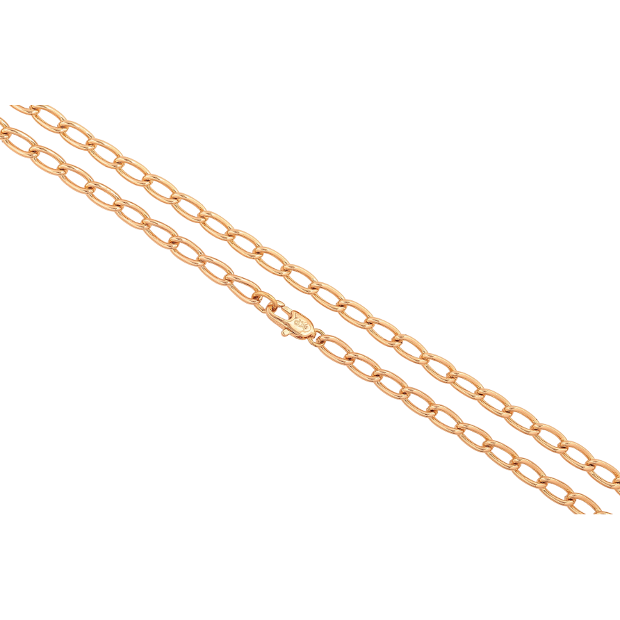 Ланцюжок Xuping колір Позолота 18K "Плетіння Панцирне довжина 51см х 4мм фото №1 Ланцюжок Xuping колір Позолота 18K "Плетіння Панцирне довжина 51см х 4мм фото №1