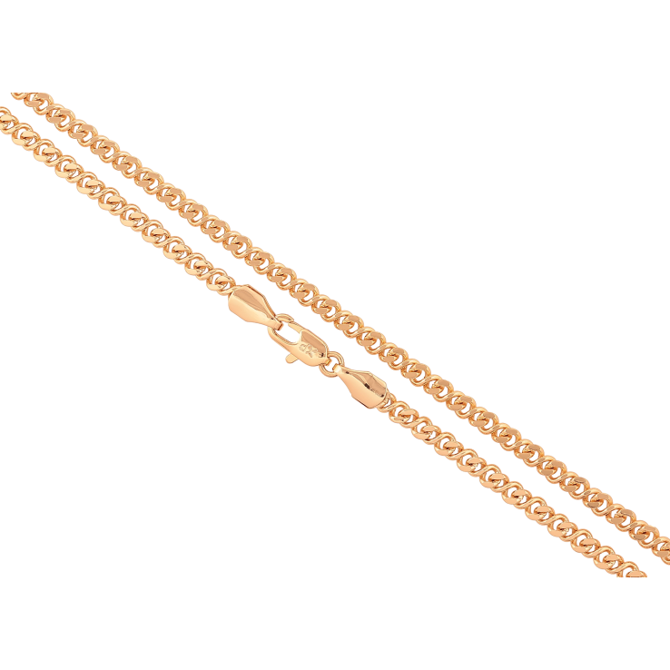 Ланцюжок Xuping колір Позолота 18K "Плетіння Вісімка" довжина 50см х 3мм фото №15