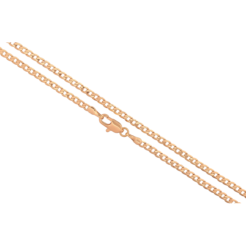 Ланцюжок Xuping колір Позолота 18K "Плетіння Панцирне" довжина 50см х 3мм фото №1 Ланцюжок Xuping колір Позолота 18K "Плетіння Панцирне" довжина 50см х 3мм фото №1