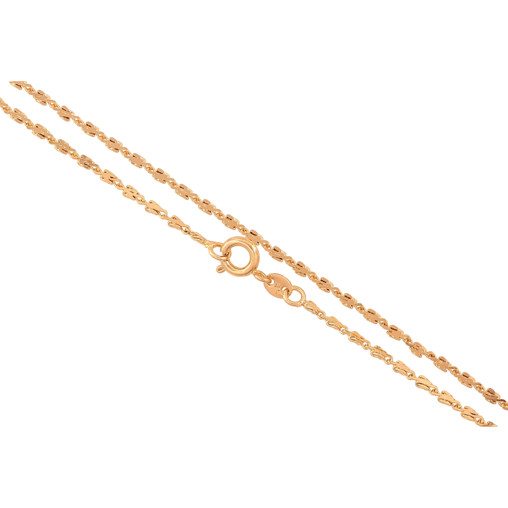 Ланцюжок Xuping колір Позолота 18K "Плетіння Фантазійне" довжина 45см х 2мм фото №11