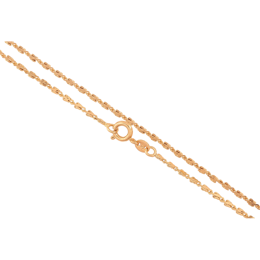 Ланцюжок Xuping колір Позолота 18K "Плетіння Фантазійне" довжина 45см х 2мм фото №1 Ланцюжок Xuping колір Позолота 18K "Плетіння Фантазійне" довжина 45см х 2мм фото №1