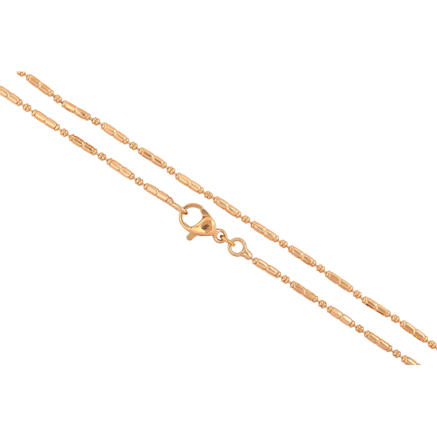 Ланцюжок Xuping колір Позолота 18K "Плетіння Перлина фантазійна" довжина 45см х 1.5мм фото №1 Ланцюжок Xuping колір Позолота 18K "Плетіння Перлина фантазійна" довжина 45см х 1.5мм фото №1
