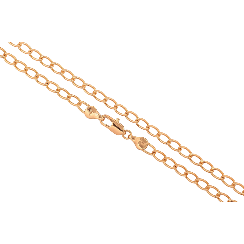 Цепочка Xuping цвет Позолота 18K "Плетение Панцирное" длинна 45см х 4мм фото №1