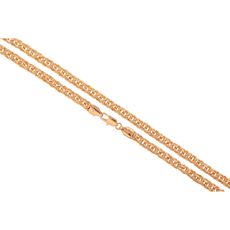 Цепочка Xuping цвет Позолота 18K "Плетение Бисмарк" длинна 50см х 6мм фото №1