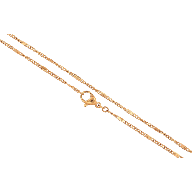 Ланцюжок Xuping колір Позолота 18K "Плетіння Панцирне з прокаткою" довжина 51см х 2мм фото №1 Ланцюжок Xuping колір Позолота 18K "Плетіння Панцирне з прокаткою" довжина 51см х 2мм фото №1