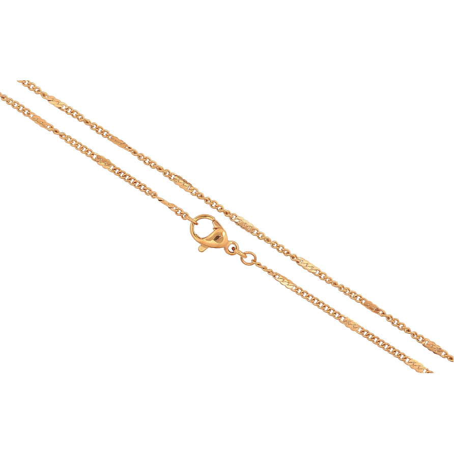 Ланцюжок Xuping колір Позолота 18K "Плетіння Панцирне з прокаткою" довжина 51см х 2мм фото №1 Ланцюжок Xuping колір Позолота 18K "Плетіння Панцирне з прокаткою" довжина 51см х 2мм фото №1