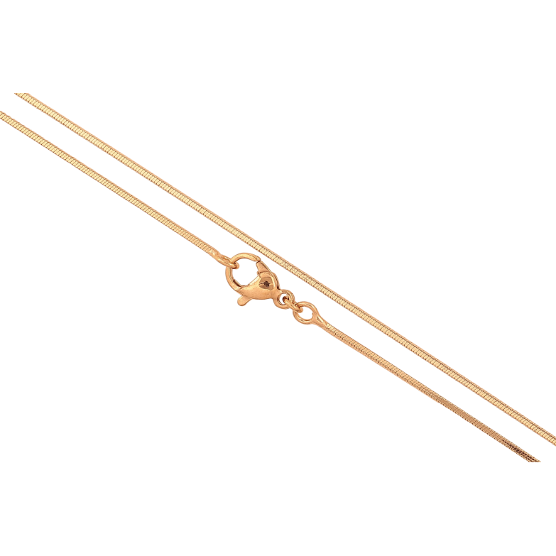 Цепочка Xuping цвет Позолота 18K "Плетение Ювелирный шнур 4-х гранный" длина 60см х 1мм фото №1