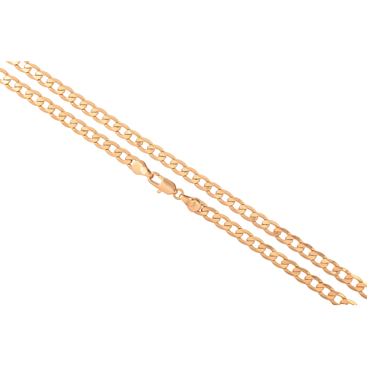 Цепочка Xuping цвет Позолота 18K "Плетение Панцирное" длина 45см х 5мм фото №1