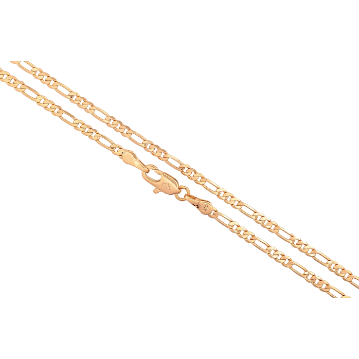 Цепочка Xuping цвет Позолота 18K "Плетение Фигаро" длинна 50см х 2.5мм фото №4