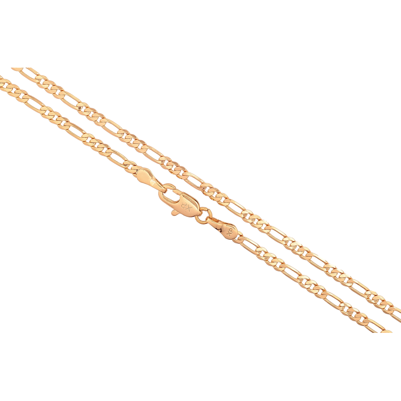 Цепочка Xuping цвет Позолота 18K "Плетение Фигаро" длинна 50см х 2.5мм фото №1