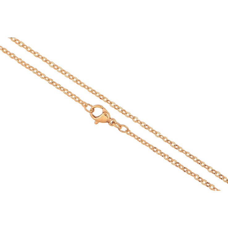 Цепочка Xuping цвет Позолота 18K "Плетение Якорное с узором" длинна 45см х 2мм фото №5