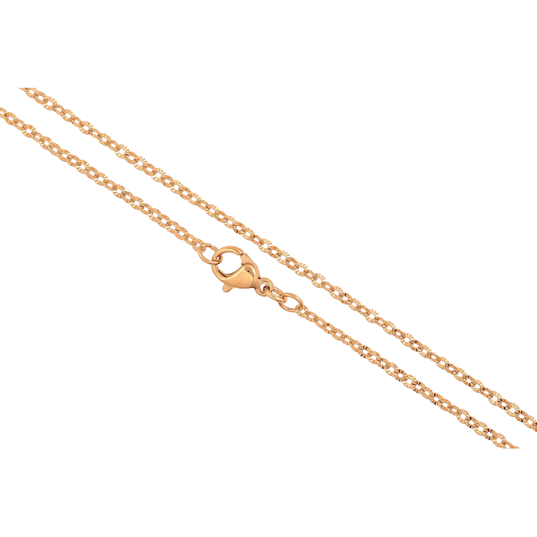 Цепочка Xuping цвет Позолота 18K "Плетение Якорное с узором" длинна 45см х 2мм фото №1