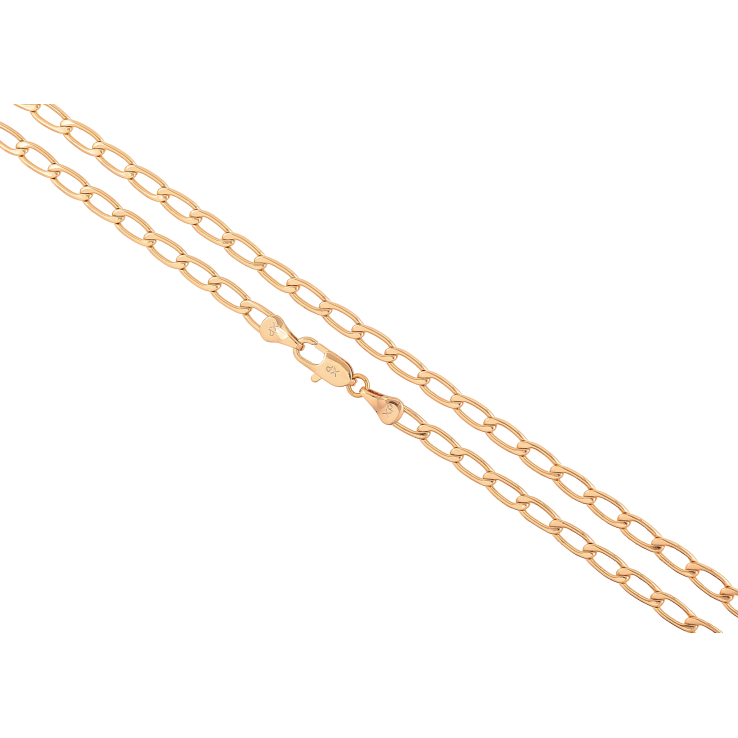 Цепочка Xuping цвет Позолота 18K "Плетение Панцирное" длинна 60см х 4мм фото №9