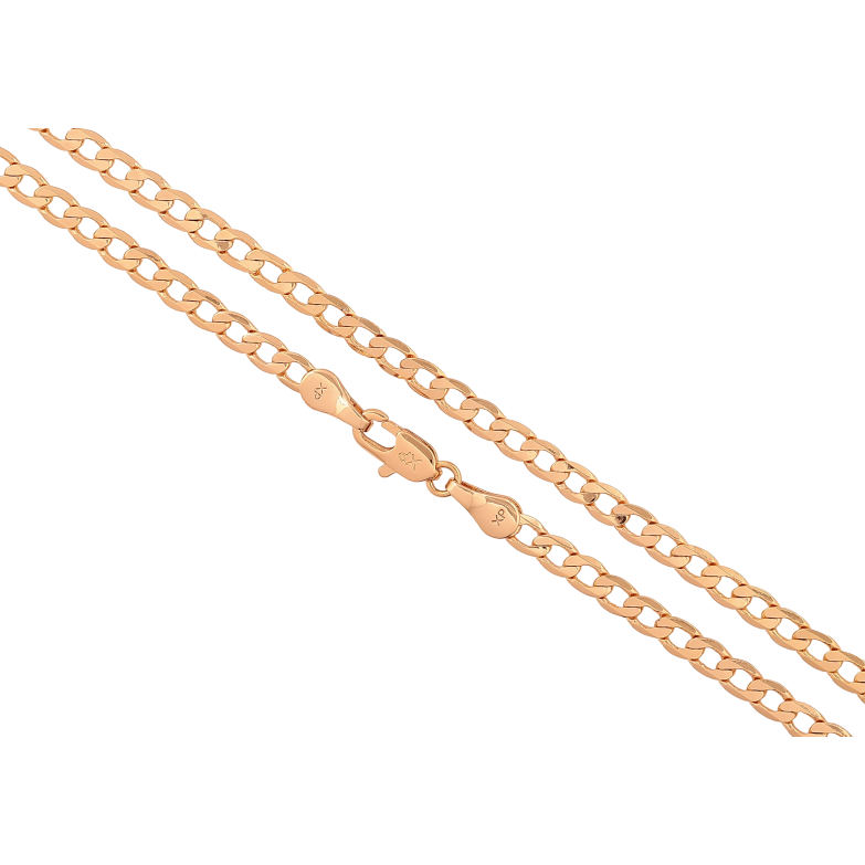 Ланцюжок Xuping колір Позолота 18K "Плетіння Панцирне" довжина 49см х 4мм фото №1 Ланцюжок Xuping колір Позолота 18K "Плетіння Панцирне" довжина 49см х 4мм фото №1