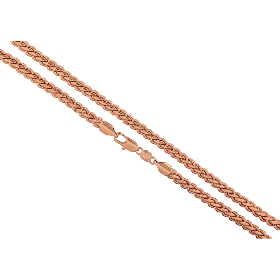 Ланцюжок Xuping колір Позолота РВ "Плетіння Фантазійне" довжина 56см х 5мм фото №1