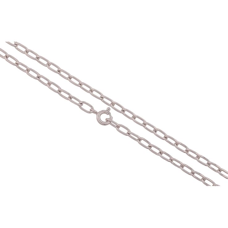 Ланцюжок Xuping колір Родій "Плетіння Якірне" довжина 45см х 3мм фото №8