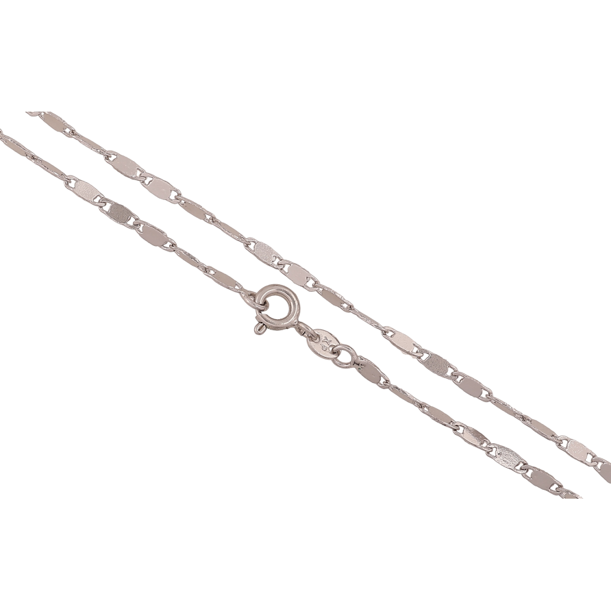 Цепочка Xuping цвет Родий "Плетение Фантазийное" длина 46см х 2.5мм фото №1