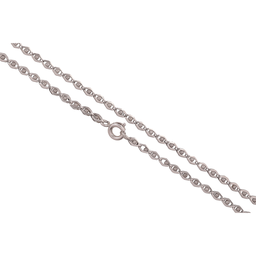 Цепочка Xuping цвет Родий "Плетение Фантазийное" длина 49см х 3мм фото №1