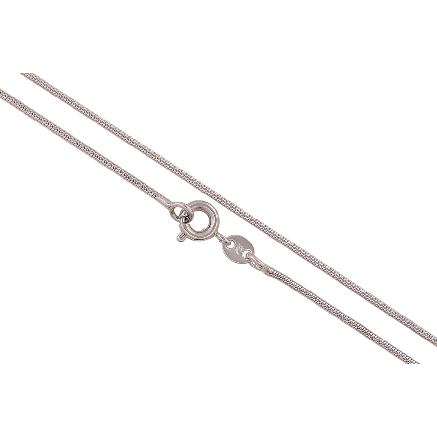 Цепочка Xuping цвет Родий "Плетение Ювелирный шнур" длина 60см х 1мм фото №1