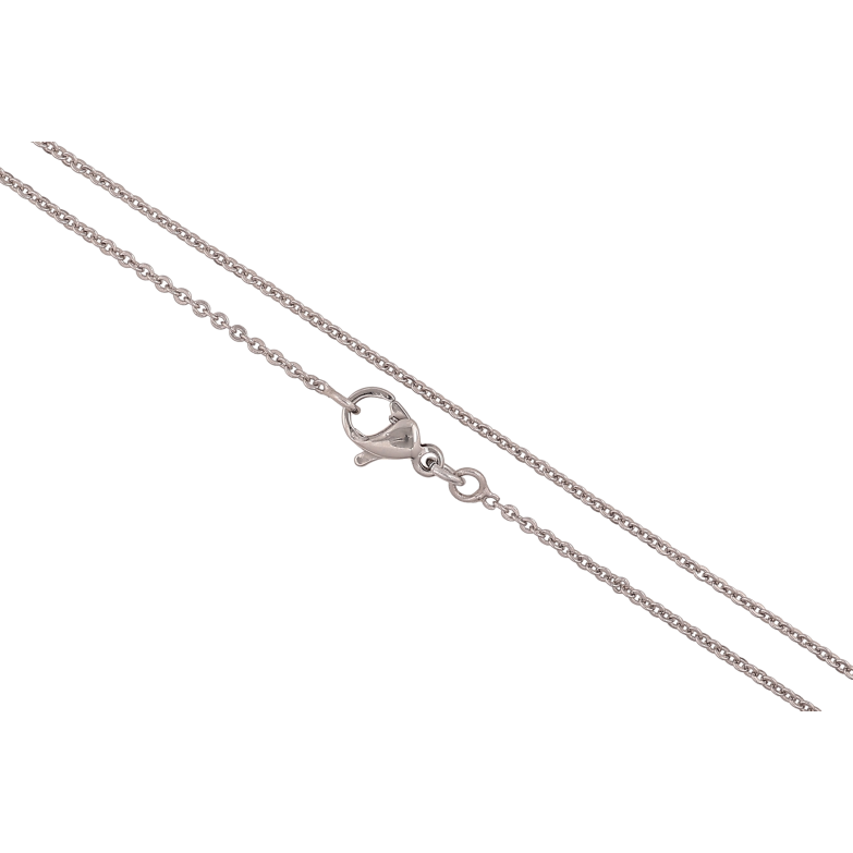 Ланцюжок Xuping колір Родій "Плетіння Якірне" довжина 45см х 1мм фото №1