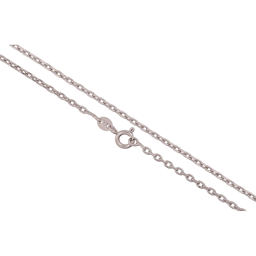 Ланцюжок Xuping колір Родій "Плетіння Якірне" довжина 45см х 2мм фото №1